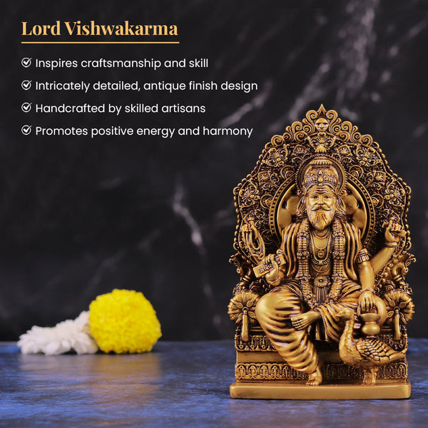 Lord Vishwakarma Car Dashboard