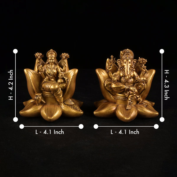 Padma Laxmi Ganesha Idol 4 inch