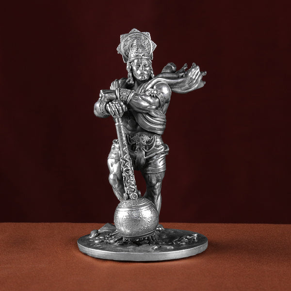 Bahubali Hanuman Silver(25 - 30 Grams Pure Silver)