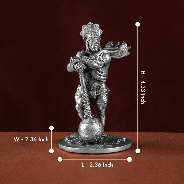 Bahubali Hanuman Silver(25 - 30 Grams Pure Silver)