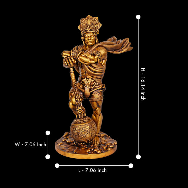 Bahubali Lord Hanuman Large 1.38 Ft