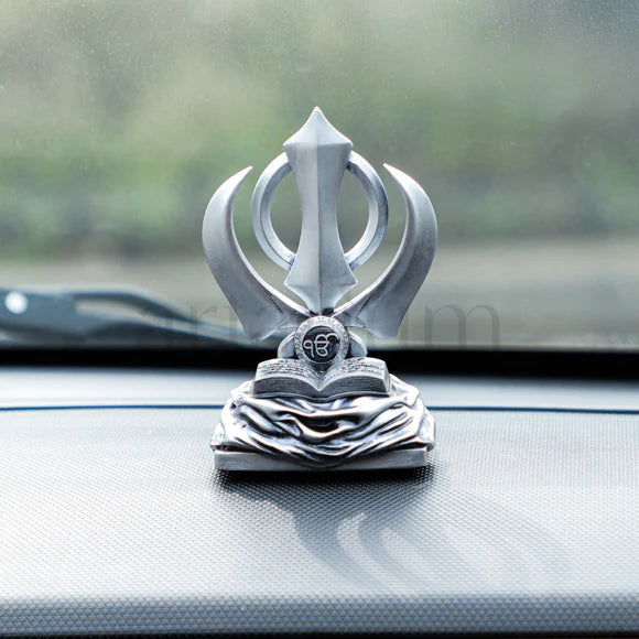 Khanda Sahib for Car Dashboard