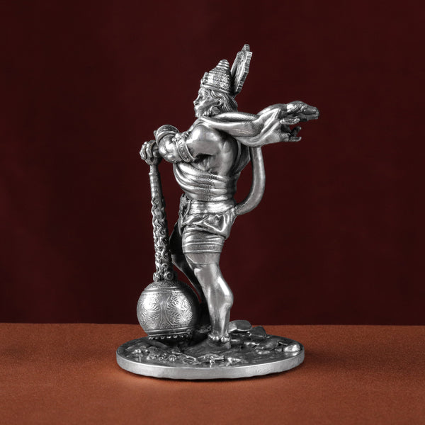 Bahubali Hanuman Silver(25 - 30 Grams Pure Silver)