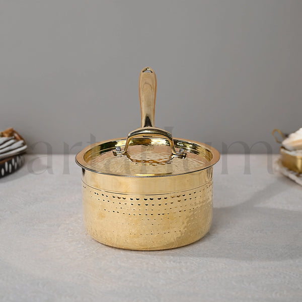 Brass Sauce Pan With Lid