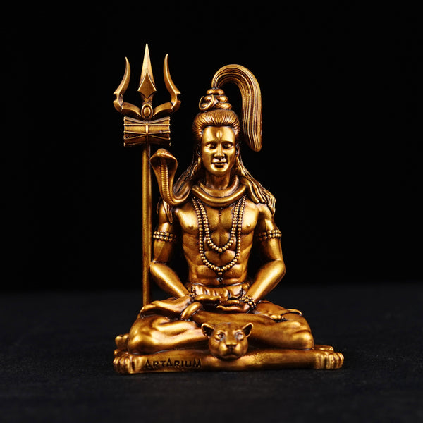 Meditating Lord Shiva Car Dashboard