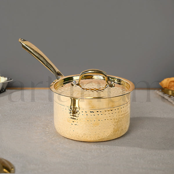 Brass Sauce Pan With Lid