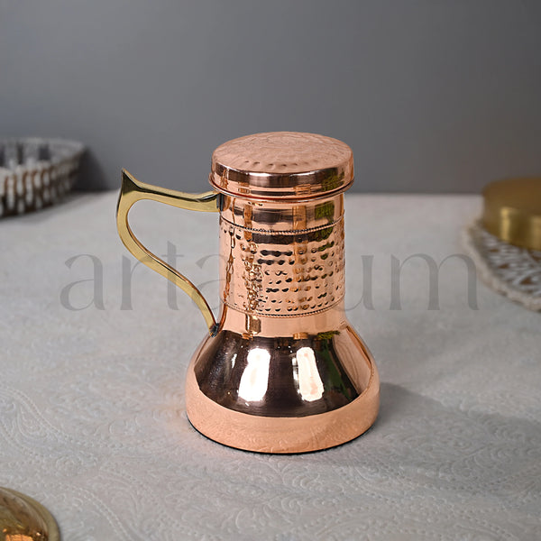 Copper Jar with Handle