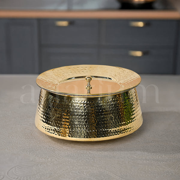 Hammered Brass Biryani Handi