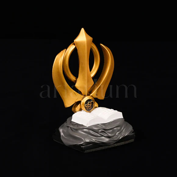 Khanda Sahib for Car Dashboard