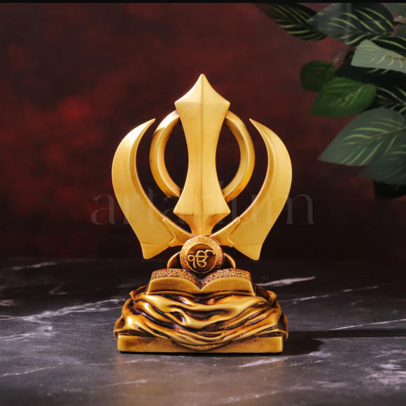 Khanda Sahib for Car Dashboard