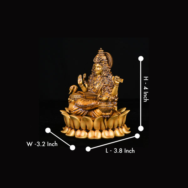 Veena Vadini Saraswati Car dashboard