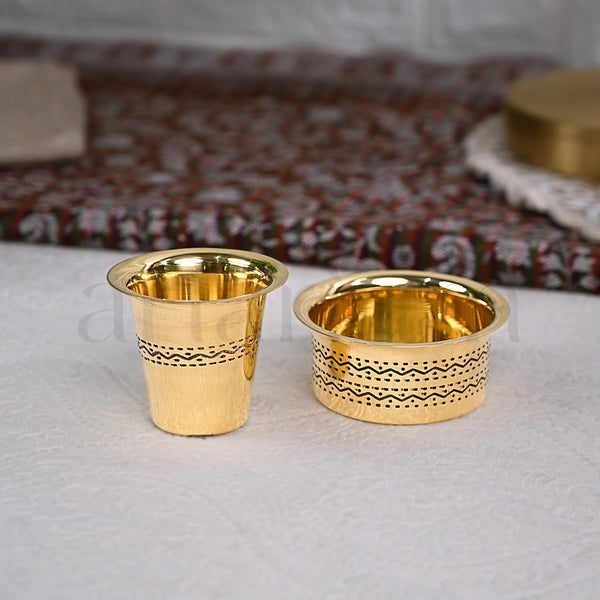 Brass Filter Coffee with Dabara Set