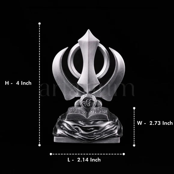 Khanda Sahib for Car Dashboard