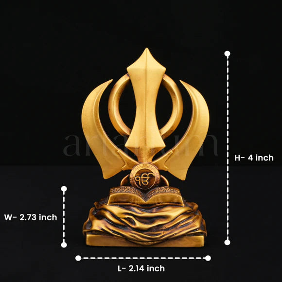 Khanda Sahib for Car Dashboard