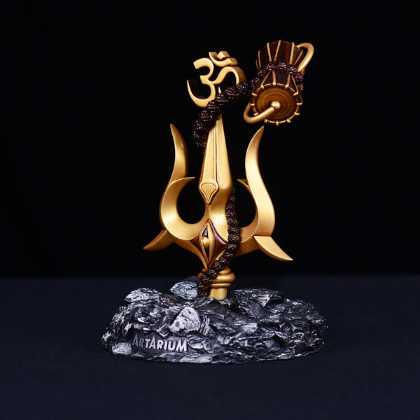 Lord Shiva Trishul With Damru