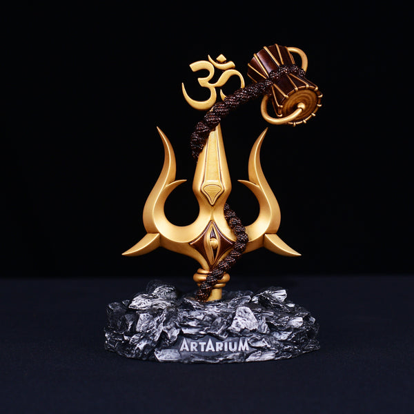 Lord Shiva Trishul With Damru