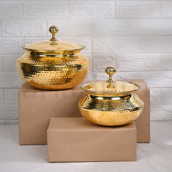 Brass Degchi/Patili with Lid