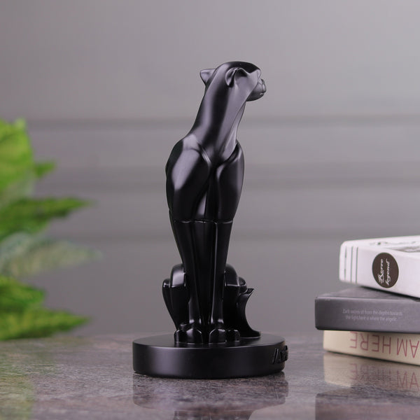 Abstract Art Sitting Panther Figurine