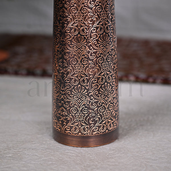 Antique Etching Copper Bottle