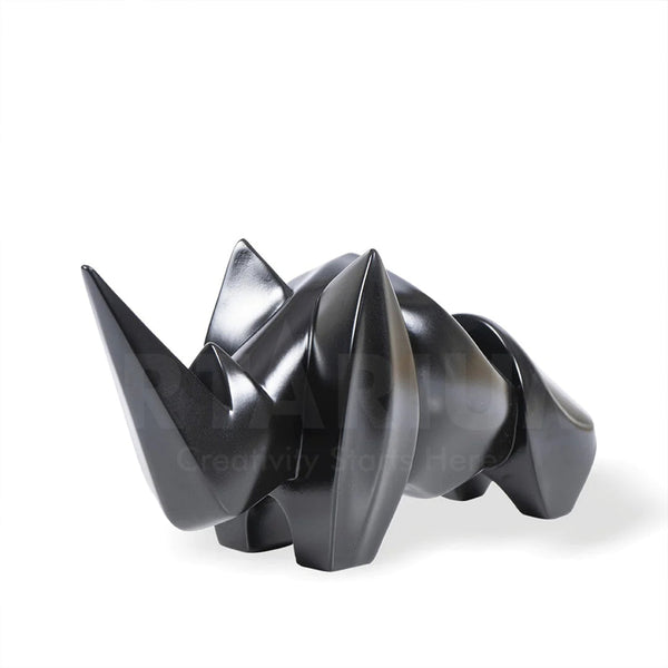 Abstract Art Rhino Figurine