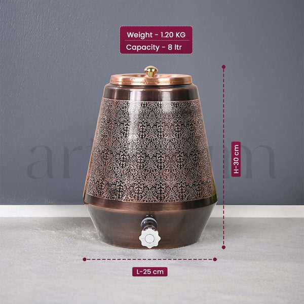 Copper Antique Water Dispenser (8 litres)